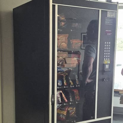Vending machine moved across town